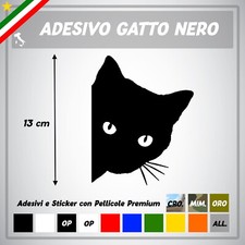 Adesivo sticker TESTA GATTO