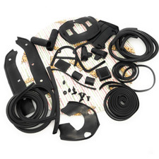 Serie kit parti in gomma NERE restauro LAMBRETTA 125 150 LI SPECIAL SX 175 TV 3°