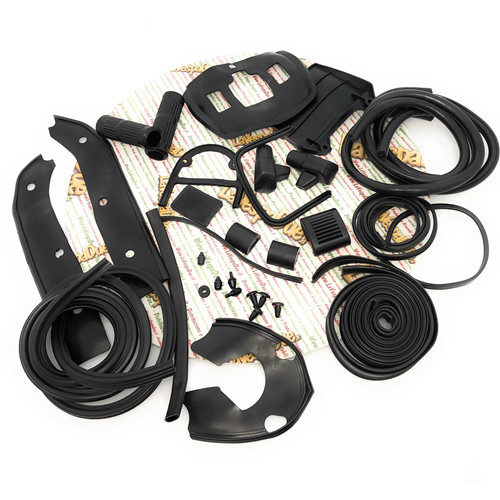 Serie kit parti gomma - in, nere