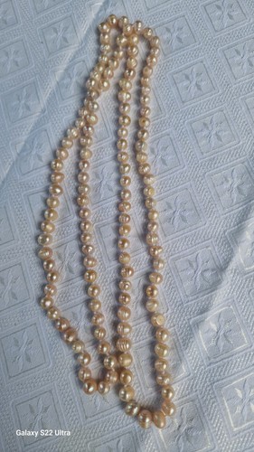 Collana lunga filo - , perle