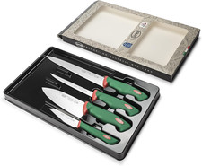 Premana Professional Confezione Coltelli Sushi Da Cucina, Acciaio Inossidabile, 