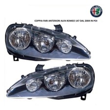 COPPIA FARI PROIETTORE ANTERIORE DESTRO SINISTRO ALFA ROMEO 147 DAL 2004 IN POI