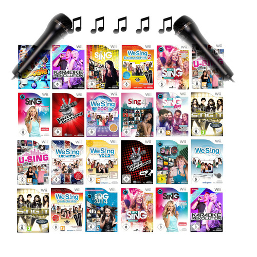 Nintendo wii karaoke sing - karaoke,