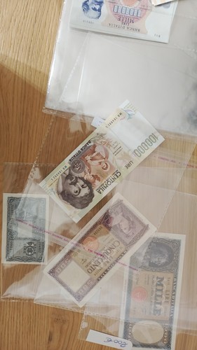 Lotto banconote italiane lire - banconote,