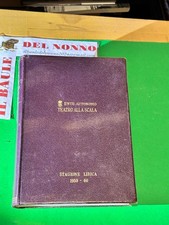 TEATRO ALLA SCALA - PROGRAMMA STAGIONE LIRICA 1959 - 60 LR50