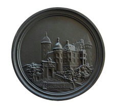 Mayen / Eifel Castello Genoveva Ferro Cast Gußplatte Piastra Forno IN Rilievo D: