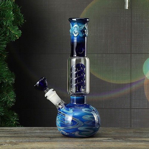 Galaxy blue space - 11", glass