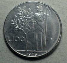Italy 100 Lire 1979-R KM#96.1