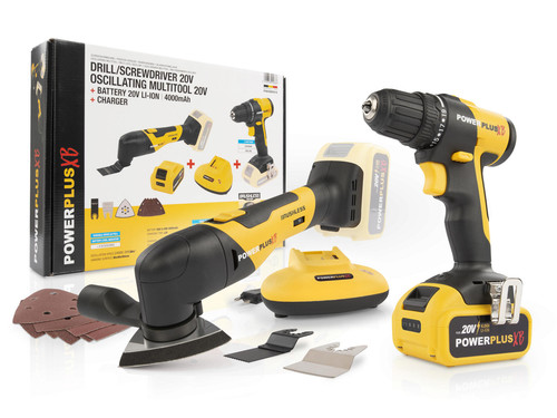 Powerplus kit trapano - powerplus,