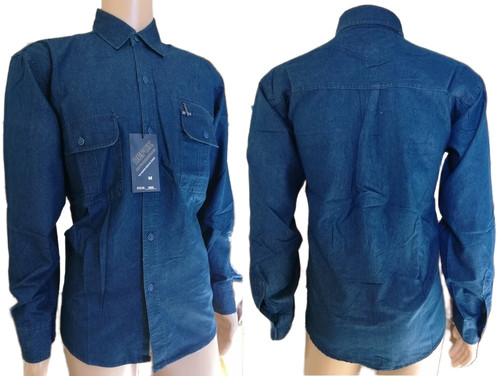 Camicia jeans uomo manica - ,