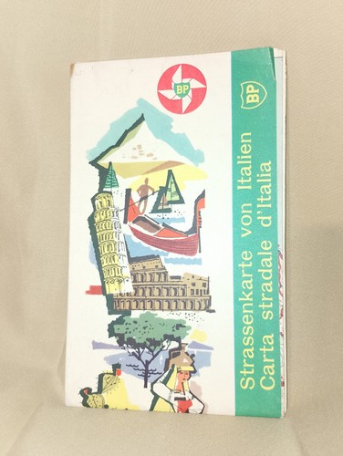 Cartina stradale vintage - cartina,