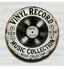 Giradischi giradischi vinile decorazione parete collezione musica retrò stile targa insegna arte