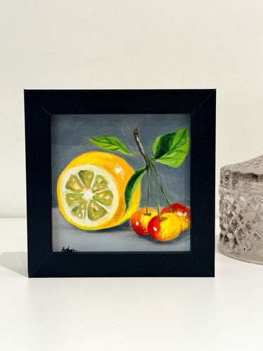 Quadro olio originale limone - quadro,