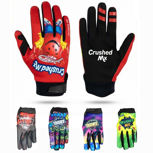 Crushed guanti motocross mx - crushed,