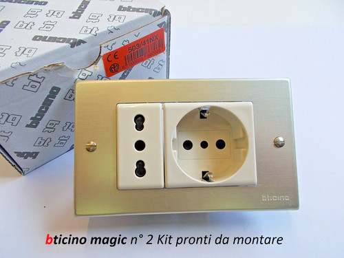 Bticino magic 2pezzi placca - magic,