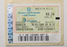 MARCA DA BOLLO da € 0,26