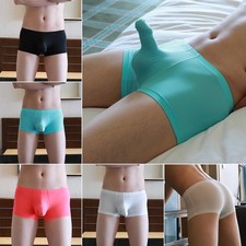 Boxer intimo uomo sexy seta