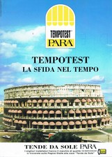 Pubblicità TEMPOTEST TENDE DA SOLE PARA'