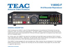 Teac V-800G-F Hi8 8mm Tape