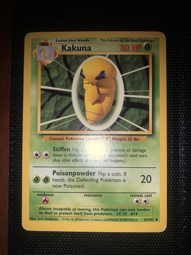 Card pokemon kakuna eng - pokemon,