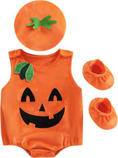 3 Pezzi Vestito Zucca