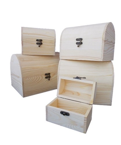 Scatole legno bauletto - in,