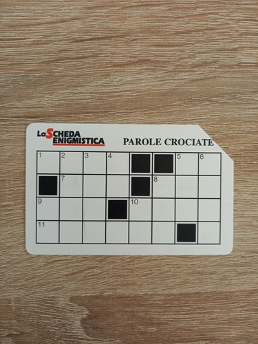 Scheda carta telefonica - scheda,