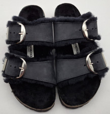Birkenstock Fibbia Grande Pelle e Shearling Arizona - Regno Unito 4,5, 37 EUR STRETTA