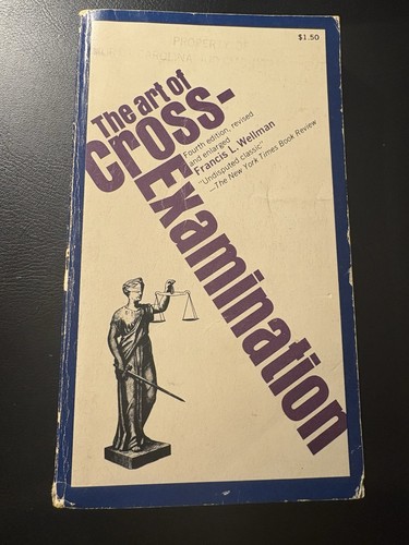 Art cross examination - of,