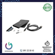 CASE ESTERNO NATEC RHINO BOX HARD DISK HDD 2.5" USB 2.0 NERO BLACK