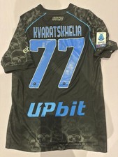 Maglia Napoli Halloween Match Worn Kvaratskhelia Serie A 23/24 Jersey Shirt EA7