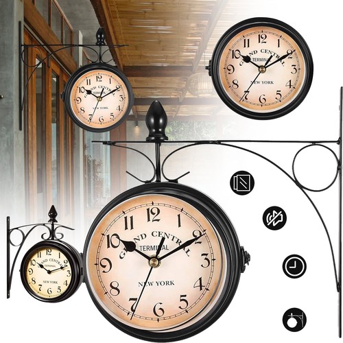 Orologio stazione doppio lato