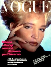 VOGUE Italia Magazine July 1984 BONNIE BERMAN Simonetta Gianfelici MACPHERSON