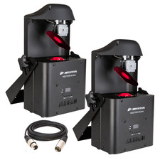 2x JB Systems Scansione Vettoriale 100W Scanner LED Scansione Illuminazione DJ Discoteca