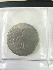 Moneta da "One Dollar", Stati Uniti d'America, 1971 In argento Rara Qfdc