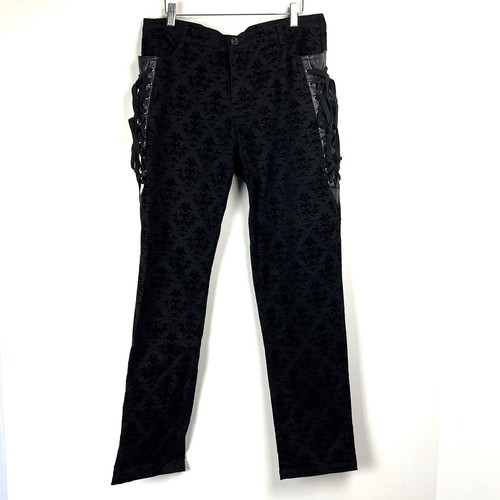 Pantaloni stringati gotici