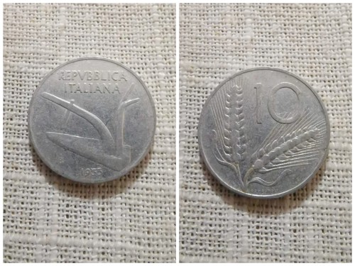 Moneta lire del 1955 - moneta,