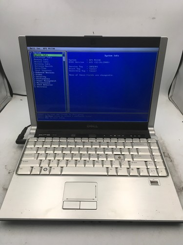 Dell xps m1330 boot to - to, bios