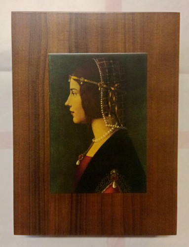 Scatola legno pregiato dama - legno,