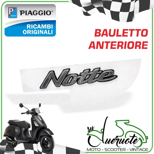 Targhetta bauletto anteriore - targhetta,