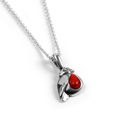 Collana uccellino giardino