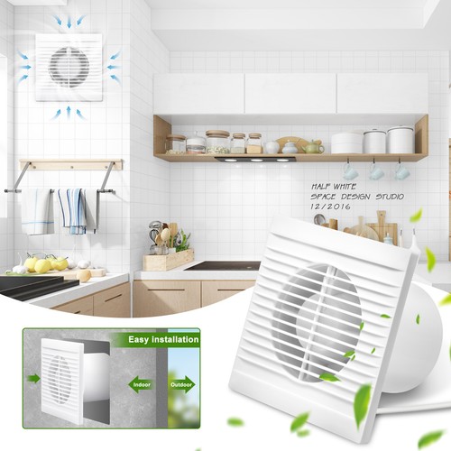 Ventilatore bagno parete