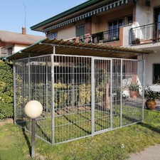 Box per Cani in Rete Coperto