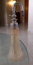 Antica bottiglia XIX secolo profumo vetro art decò glass bottle spruzzatore
