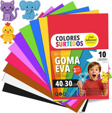 Fogli Di Gomma Eva Colorata