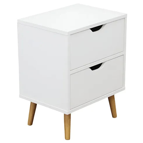 Comodino cassetti gambe in - 2,