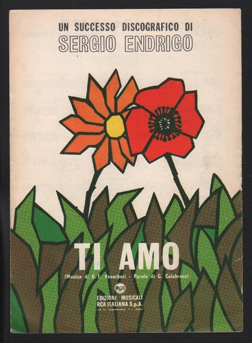 Spartito sergio endrigo - spartito, amo