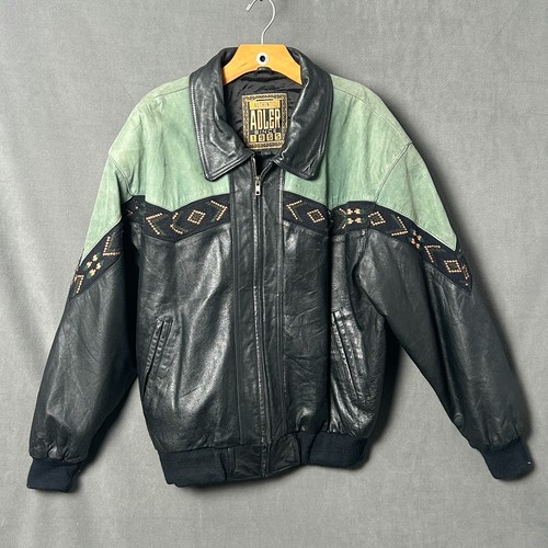 Giacca pelle vintage - , adler