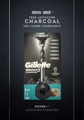Gillette mach3 charcoal - mach3,