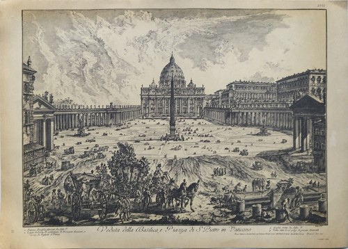 Stampa piranesi pinelli - pinelli, epoca